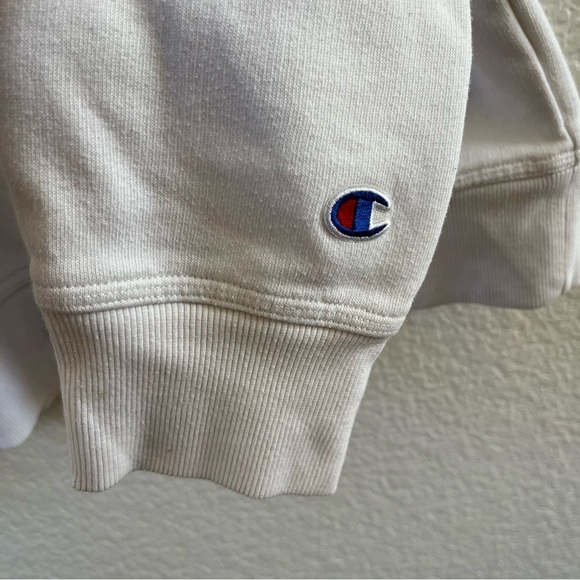 Champion Sweater Men’s L Large White Sweatshirt Pullover Athleisure - Picture 3 of 6